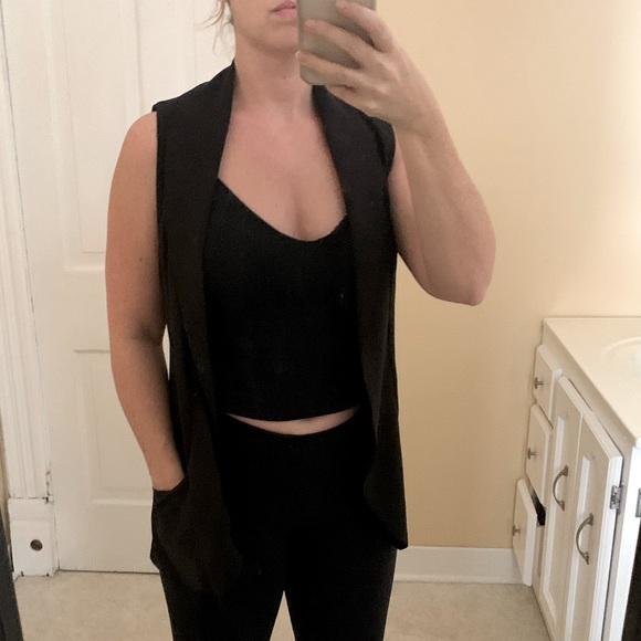 Dressy Long Vest - Picture 2 of 2